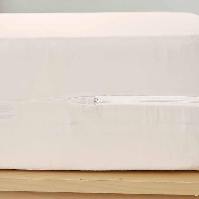 AllergyCare Zippered Organic Cotton Mattress Cover 